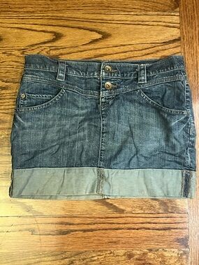 DKNY Blue Denim Skirt